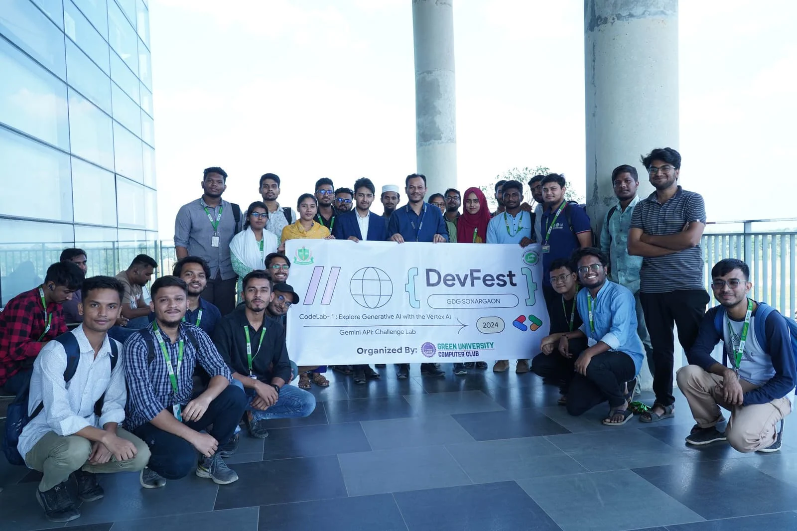 Devfest: Explore Generative AI with the Vertex AI With Google Developer Group Sonargaon — GUCC event at Green University of Bangladesh