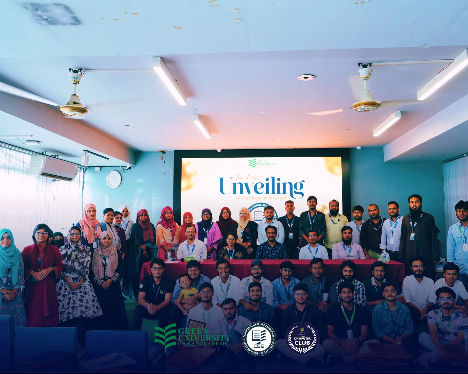 Logo Unveiling Ceremony of the Department of Computer Science and Engineering (CSE), Green University of Bangladesh — GUCC event at Green University of Bangladesh