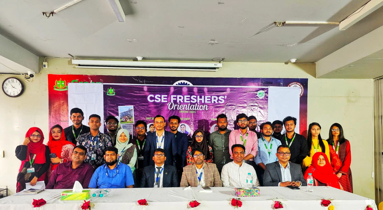 CSE Freshers' Orientation, Spring 2024 — GUCC event at Green University of Bangladesh