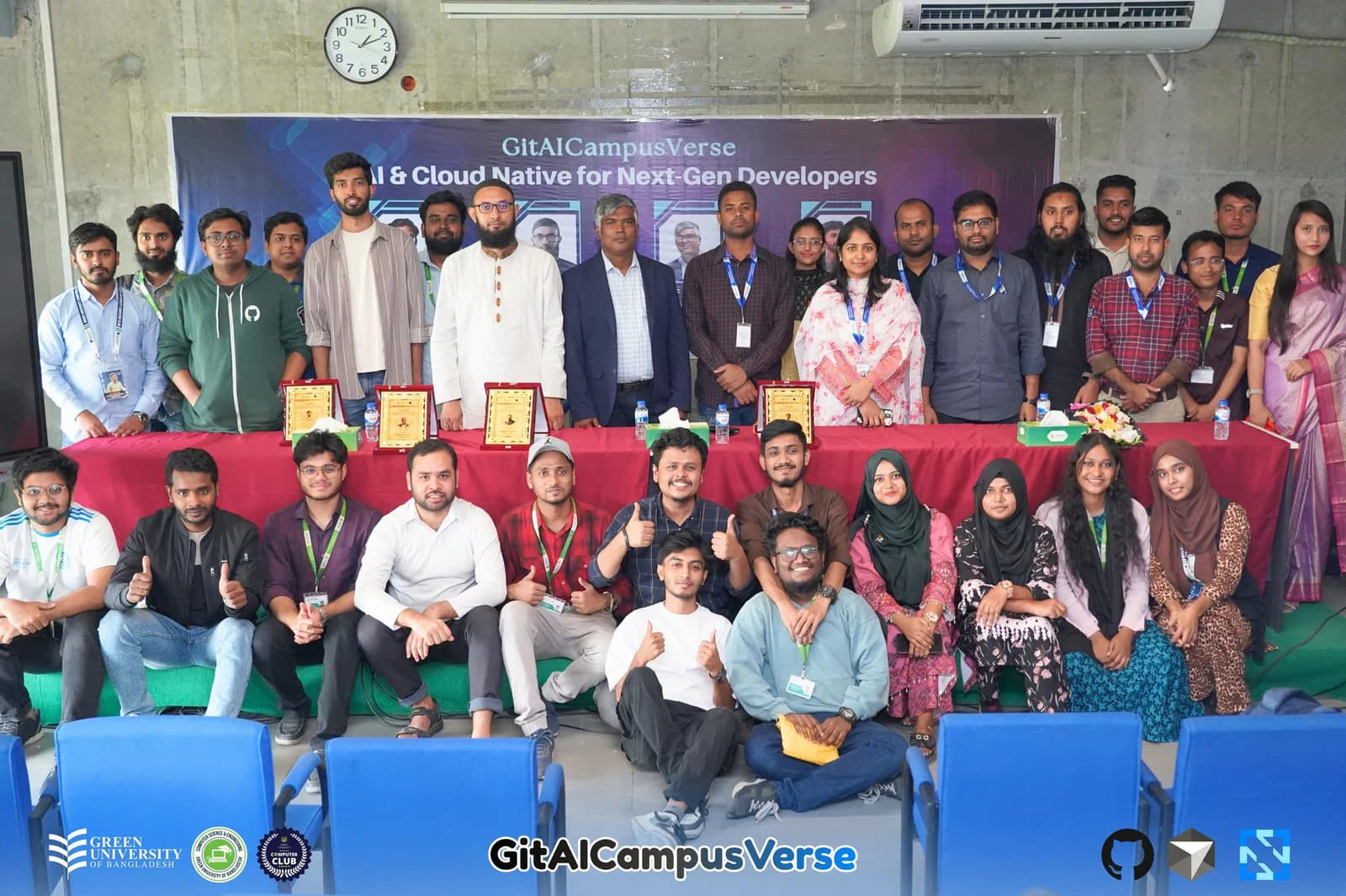GitAICampusVerse — GUCC event at Green University of Bangladesh