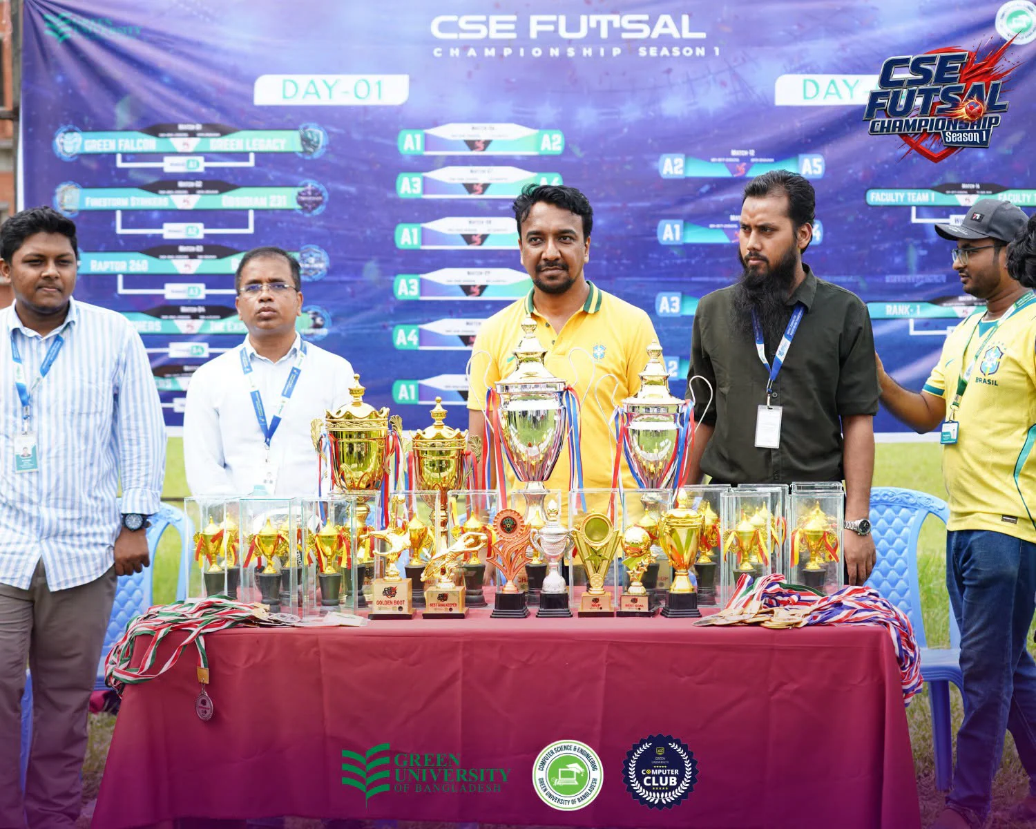 CSE Futsal Championship : Season 1 Trophy Unveiling Ceremony 2026 — GUCC event at Green University of Bangladesh