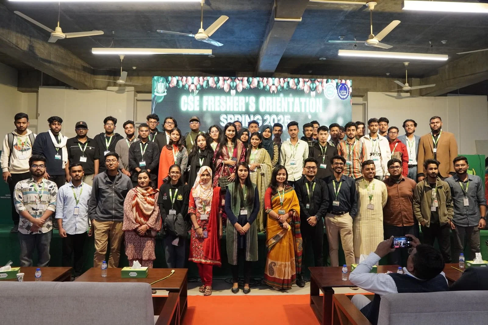 CSE Fresher's Orientation Spring 2025 — GUCC event at Green University of Bangladesh