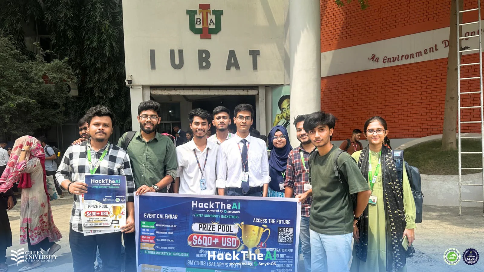 University Outreach for HackTheAI Promotion — GUCC event at Green University of Bangladesh